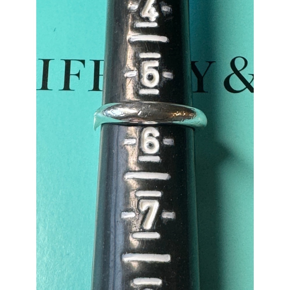 Tiffany & Co Elsa Peretti Open Heart Ring Sterling Silver 925 Size 5.5 US - Picture 4 of 9